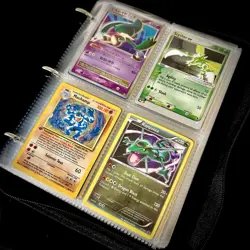 🍓 Binder Lot of 100 Vintage Pokemon Cards Collection-Rayquaza & more!! - Image 1