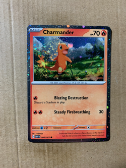Charmander Cosmos Promo 004/165 - Holo Pokemon Card - NM/Mint - Image 1