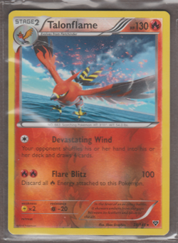 Talonflame 28/146 XY Base Set Reverse Holo Rare Pokemon TCG Card - Image 1
