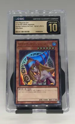 2025 Yu-Gi-Oh! Cards JPN. Dark Magician Girl UR QCAC-JP019 CGC 10 PRISTINE - Image 1