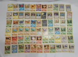 Pokemon Card Lot Vintage Base Set/jungle/fossil/rocket/neo Nonfoil Cards - Image 2