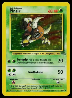 Pokemon Card - Pinsir Jungle 9/64 Holo Rare - Image 1