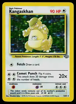 Pokemon Card - Kangaskhan Jungle 5/64 Holo Rare - Image 1