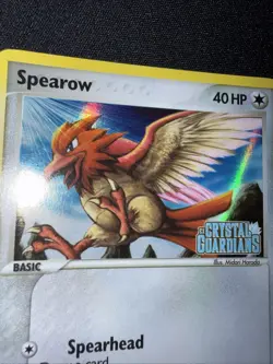 Pokemon Card - Spearow Crystal Guardians 61/100 Reverse Holo Stamped - Image 2