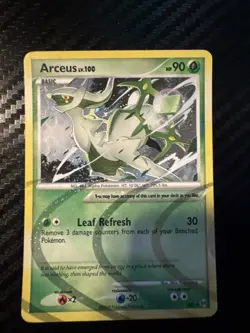 Pokemon Arceus AR2 Holo Trading Card 2009 Original English Pokemon - Image 1