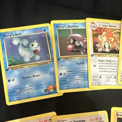 Vintage Pokemon Gym Heroes 22 Card Lot including 1st editions - Image 2