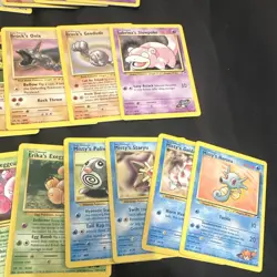 Vintage Pokemon Gym Heroes 22 Card Lot including 1st editions - Image 5