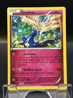 Xerneas 96/146 Reverse Holo Rare XY Base Set Pokemon 2014 Card LP - Image 1