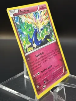 Xerneas 96/146 Reverse Holo Rare XY Base Set Pokemon 2014 Card LP - Image 2