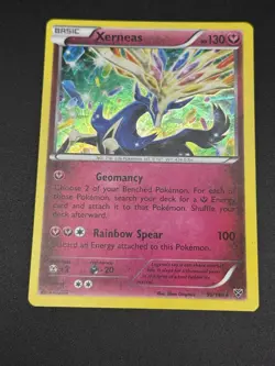 Xerneas 96/146 Reverse Holo Rare XY Base Set Pokemon 2014 Card LP - Image 5