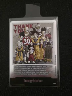 Bandai Son Goku Vegeta Energy Marker E-60 DBS Card Game - Image 1