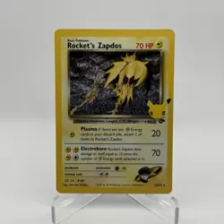 Pokemon TCG Rockets Zapdos Holo Card 15/132 Classic Collection Celebrations - Image 1