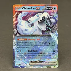 Chien-Pao ex 061/193 Ultra Rare Paldea Evolved Pokemon Card TCG NM - Image 1