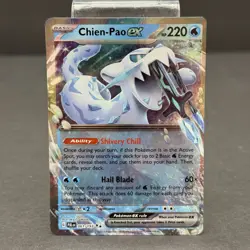 Chien-Pao ex 061/193 Ultra Rare Paldea Evolved Pokemon Card TCG NM - Image 2