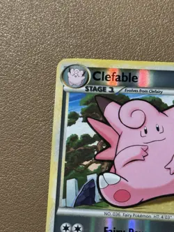 Clefable 3/123 Heartgold & Soulsilver Reverse Holo Rare Pokemon TCG Card NM - Image 3