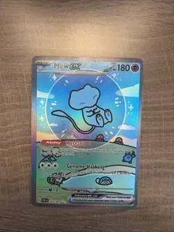 Bubble Mew EX SIR 232/091 Paldean Fates Holo Custom Pokemon Fan Art Card - Image 3