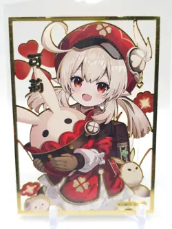 Goddess Story - Gold Metal Waifu Card - Klee - Image 1