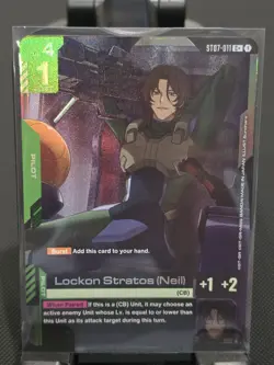 Gundam Card Game Lockon Stratos (Neil) ST07-011 C+ English - Image 1
