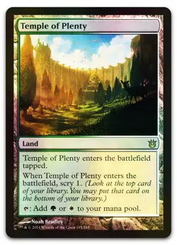 Temple of Plenty #165 (Foil) (LP) Born of the Gods BNG Magic MTG - Image 1