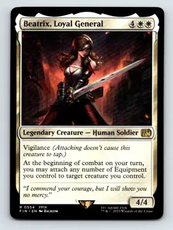 Beatrix, Loyal General R FINAL FANTASY 554 NM - Image 1