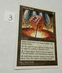 Mana Vault 5th Edition MTG Magic LP Vintage EDH Commander #3 - Image 1
