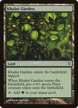 1x Khalni Garden LP Eng MTG - Worldwake - Image 1