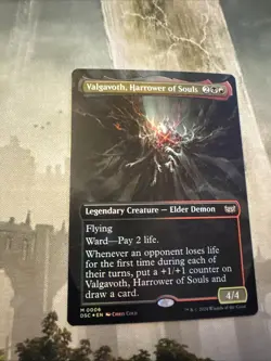 Valgavoth, Harrower of Souls (Borderless) Commander: Duskmourn: House of Horror - Image 1
