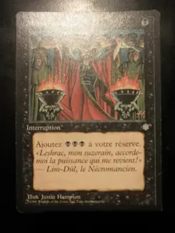 mtg magic dark ritual FRENCH vf fr ice age ere glaciaire messe noire - Image 1