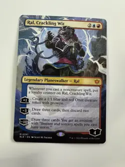 Ral, Crackling Wit SHOWCASE Bloomburrow Magic MTG NM - Image 1