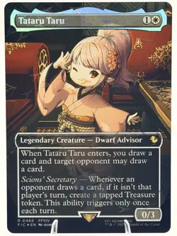 Tataru Taru CHOCOBO TRACK TEXTURED FOIL 0466 Final Fantasy MTG NM - Image 1