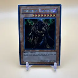 Yu-Gi-Oh Invader Of Darkness IOC-111 Secret Rare 1st Edition MP-HP - Image 1