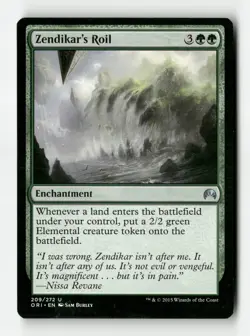 Magic: The Gathering Enchantment Zendikar's Roil - Image 1
