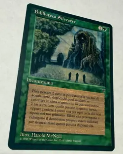Sylvan Library Legends Italian FBB MTG Magic LP Legacy EDH Commander - Image 1