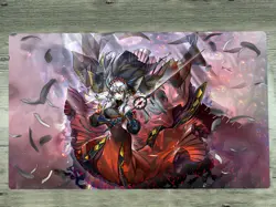 YGOmat Red Cartesia, The Virtuous Trading Card Game Playmat TCG CCG Play Mat Pad - Image 1
