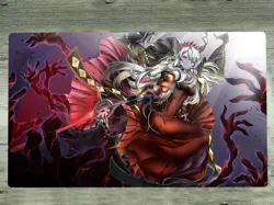 YGOmat Blazing Cartesia, The Virtuous Trading Card Game Playmat TCG CCG Mat Pad - Image 1