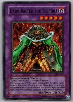 Yu-Gi-Oh! TCG Dark Balter the Terrible Holo - Image 1