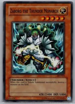 Ancient Sanctuary Yu-Gi-Oh! TCG Zaborg the Thunder Monarch #AST-023 holo - Image 1
