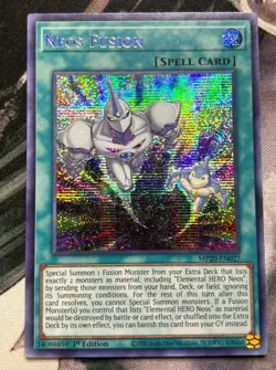Yu-Gi-Oh Neos Fusion MP20-EN027 Prismatic Secret Rare 1st Edition LP - Image 1