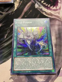 Yu-Gi-Oh Neos Fusion MP20-EN027 Prismatic Secret Rare 1st Edition LP - Image 3