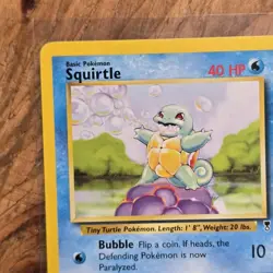 Squirtle Pokemon Card Legendary Collection 95/110 LP Common Water WOTC Vth 2002 - Image 3