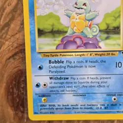 Squirtle Pokemon Card Legendary Collection 95/110 LP Common Water WOTC Vth 2002 - Image 5