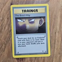 🔥 The Boss's Way Trainer Card Legendary Collection 105/110 LP Uncommon WOTC Vtg - Image 1