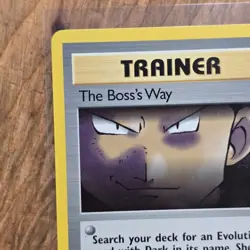 🔥 The Boss's Way Trainer Card Legendary Collection 105/110 LP Uncommon WOTC Vtg - Image 2