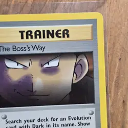 🔥 The Boss's Way Trainer Card Legendary Collection 105/110 LP Uncommon WOTC Vtg - Image 3