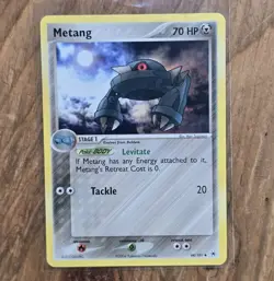 Metang Pokemon Card EX Hidden Legends 44/101 LP Uncommon Metal Ken Sugimori 2004 - Image 1