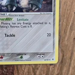 Metang Pokemon Card EX Hidden Legends 44/101 LP Uncommon Metal Ken Sugimori 2004 - Image 4