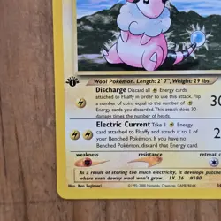 Flaaffy Pokemon Card Neo Genesis 34/111 1st Edition LP Lightning WOTC 2000 - Image 5