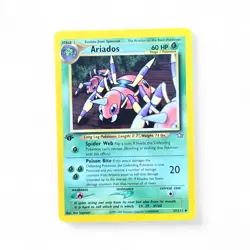 Ariados Pokemon Card Neo Genesis 27/111 1st Edition NM Uncommon Grass WOTC 2000 - Image 1