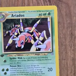 Ariados Pokemon Card Neo Genesis 27/111 1st Edition NM Uncommon Grass WOTC 2000 - Image 3