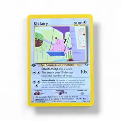 Clefairy Pokemon Card Neo Genesis 30/111 1st Edition NM Uncommon Colorless WOTC - Image 1